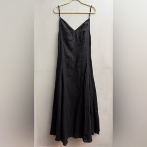 SAU LEE Linen Maxi Dress, Size 14
